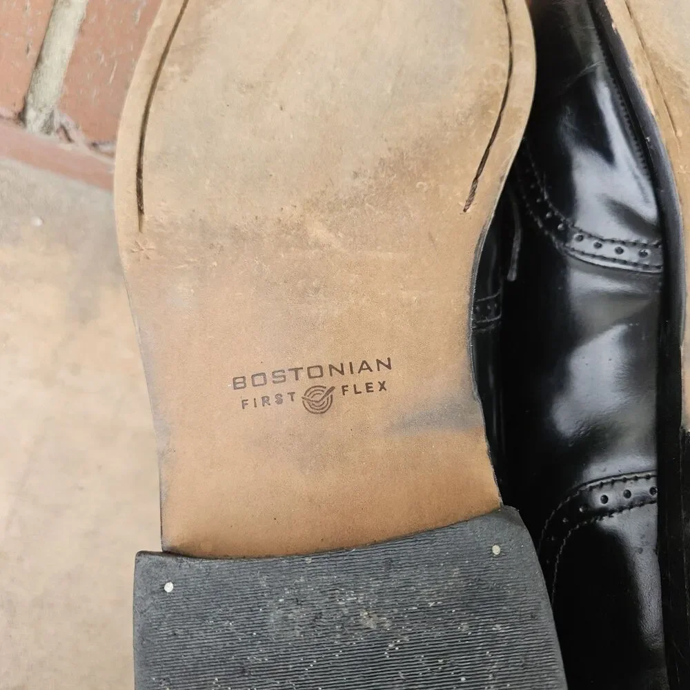 Bostonian First Flex Leather Tassel  Wingtip Dress Shoes Kiltie Size 13